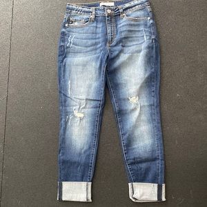 KanCan mid rise destructed skinny jeans